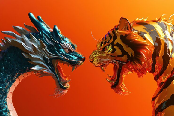 Dragon versus tiger game