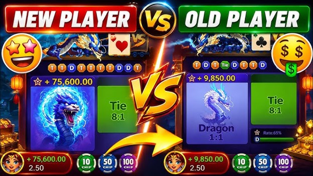 New vs old Dragon Tiger players
